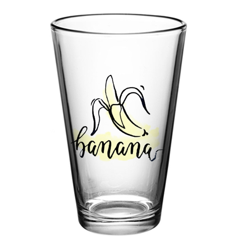 玻璃喝水杯来图定制